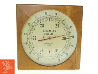 Vintage Airguide Barometer fra Fee And Stemwedel Inc. Chicago (str. 35 x 35 x 12 cm)
