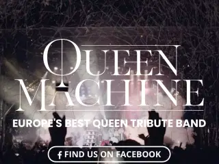 Queen Machine koncertbillet