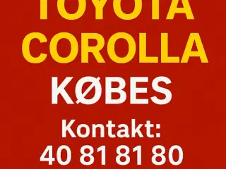 COROLLA KØBES