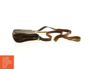 Læder skuldertaske (str. 18 x 13 cm)