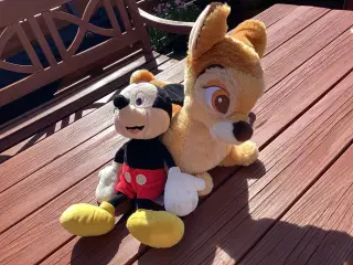 Bambi og Mickey Mouse bamser
