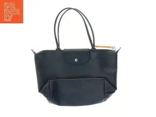 Sort læderhåndtaske fra Longchamp (str. 40x30 cm)