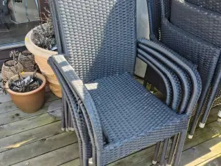 Fire stole. Polyrattan.