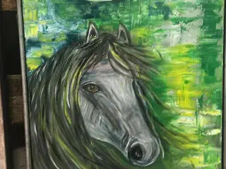 Forskellige Akrylmaleri