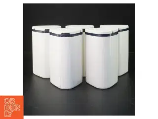 Opbevaringsbøtter, 5 styk fra Tupperware (str. 14 cm. 5 styk)