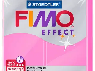 FIMO® Effect Neon Pink Ler - 57g Kreativitet
