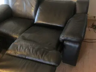 2 personers lædersofa