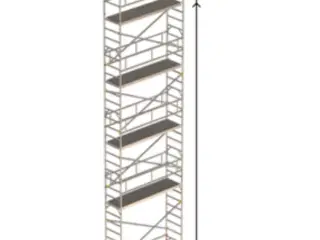 Rullestillads 10,2m