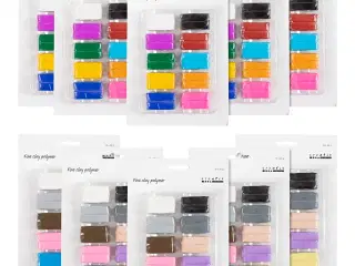 Fine Clay Polymer, colorful, pastelfarver, 120x20g/ 1 pk.