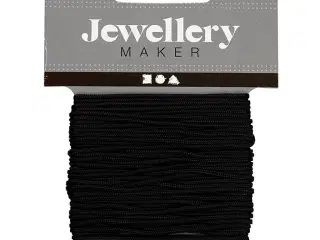 Sort Knyttesnor 1 mm - 10 m Rulle til Kreative Projekter