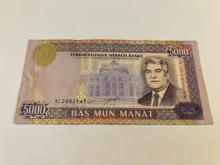 5000 Manat Turkmenistan