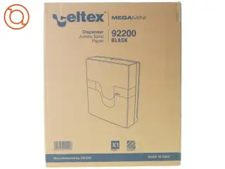 Dispenser jumbo toilet paper mega mini 9 2 2 0 0 black fra Celtex (str. 39 x 33 x 13 cm)