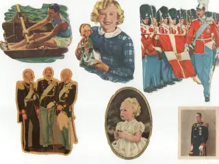 Glansbilleder af de kongelige