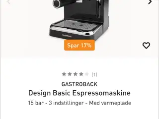 Gastroback Espressomaskine