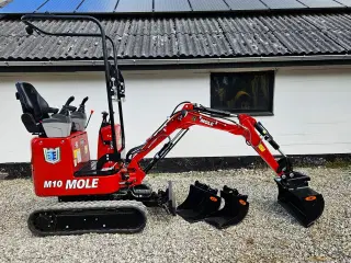 Mole M10 / Yanmar motor / fabriksny med skovle