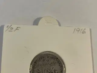 1/2 Franc 1916 France