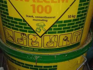 Skalcem 100 hvid 4 spande