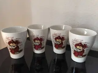 4 stk Etly Klarborg krus 