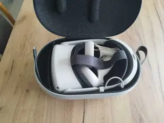Quest 2 VR Headset Hvid med bæreetui