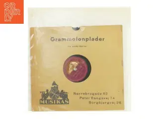 Grammofonplade med omslag