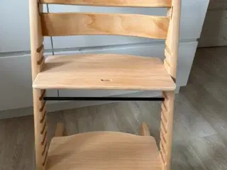 TripTrap Højstol i Massiv Bøg, Rigtig Flot og Velh