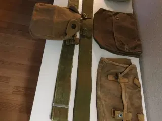 Militære bælter og tasker