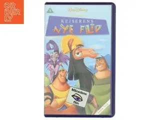 VHS-film &#39;Kejserens Nye Flip&#39; fra Disney