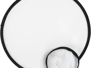 Sammenklappelig Frisbee 25 cm - 5 stk. Hvid