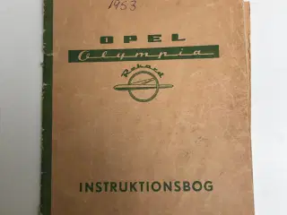Instruktionsbog Opel