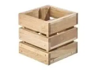 5 stk. Kasse egetræ B140 x D140 x H140 mm Woodstock