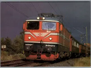 SJ Rc1 1007 -  mellem Nässjö - Falköpning - Sverige - Ubrugt