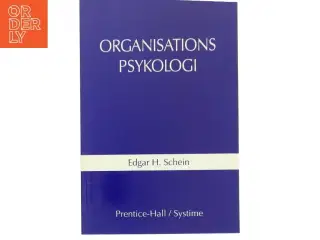 Organisationspsykologi af Edgar H. Schein (Bog)