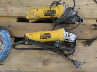 2 stk. El-vinkelslibere DEWALT