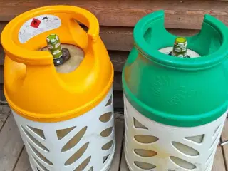 Letvægt gasflaske 10 kg fyldt og plomberet 