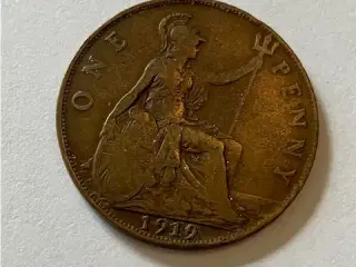One Penny 1919 England