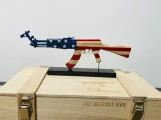 Van Apple AK47 Art Against War 