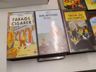 Tintin VHS 21 FORSKELLIGE 