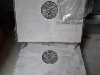 Granit fliser. Rosa beta, poleret. 1,860 m2