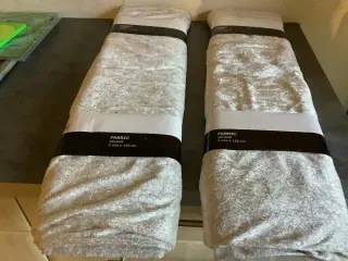 Velour duge 5 m x 150cm i lysgrå