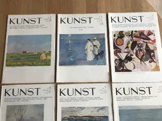 KUNST  -  9. årgang  -  1962/63  (6 numre)