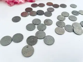 Danske 10 øre - 37 stk.