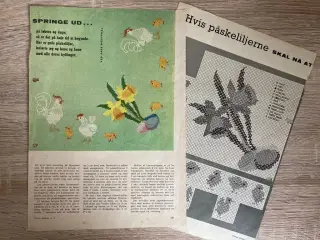 Broderimønster: Påskemotiver