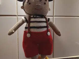 Hæklet Mickey Bamse 35 cm 