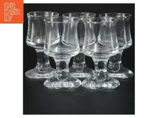 Sæt af 5 glas (str. 10 cm. 5 styk)