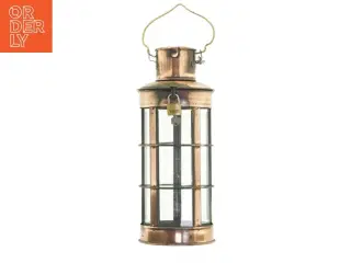 Kobber lanterne Sparebøsse (str. 28,5 x 11,5 cm)
