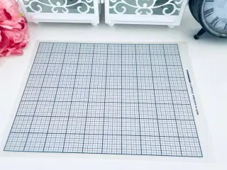 Stencil måleplade til hobby / håndarbejde 
