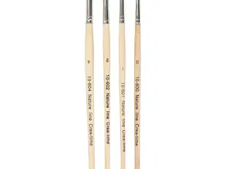 Nature Line Pensler, 00+1+2+4, L: 18,5-19 cm, B: 5-7 mm, flad, 4stk./ 1 pk.
