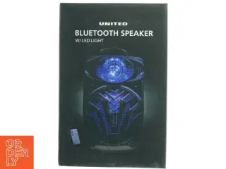 United Bluetooth Højttaler med LED lys fra United (str. 36,8 x 24 x, 19,5 cm)