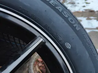 Helårsdæk ny. Brugt fælge 