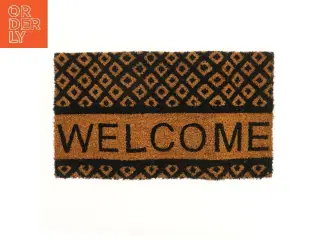 Dørmåtte med &#39;WELCOME&#39; tekst (str. 40x70 cm)